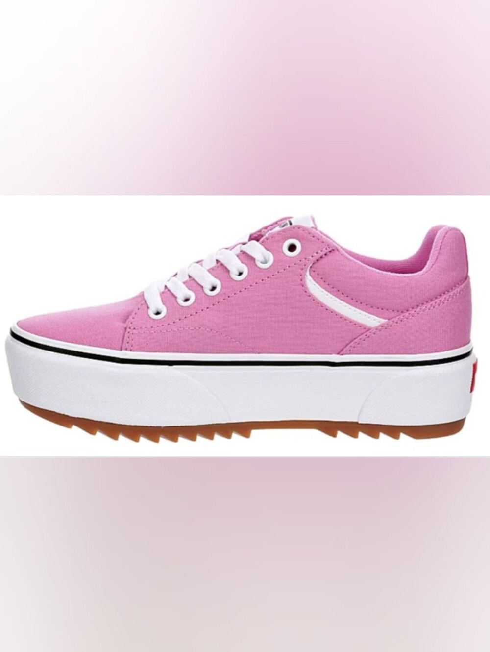 Vans® Seldan ST Platform Lace Up Sneakers Size 8 Like New - Picture 2 of 11